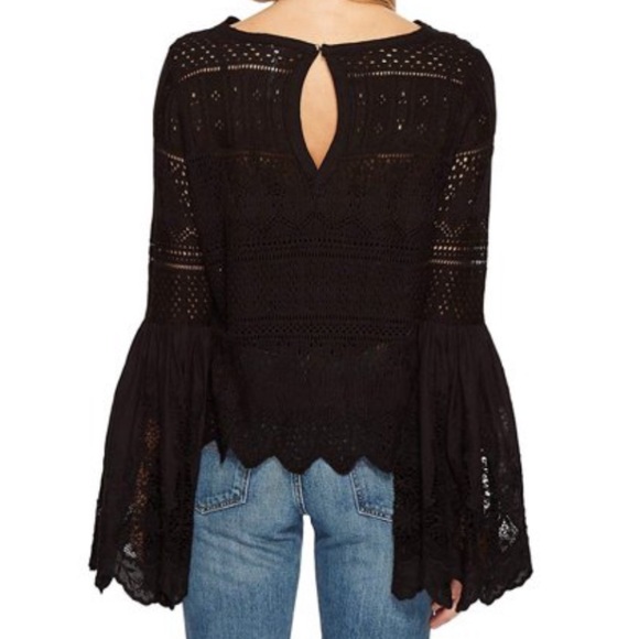 NWT Free People Once Upon a Time Lace Sweater S - Picture 3 of 8